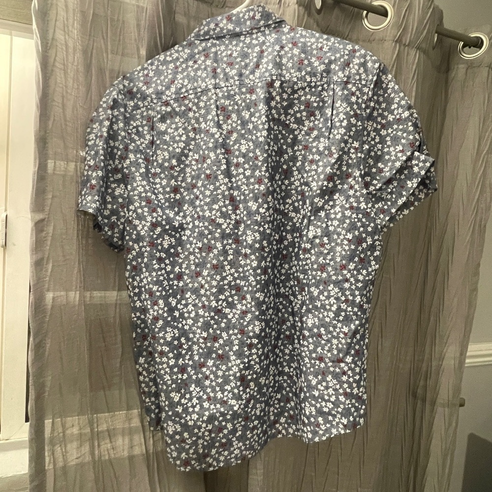 Original Penguin Navy Floral Men's Shirt